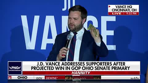 J.D. Vance, Declared Ohio Senate Winner, Thanks #45 👍