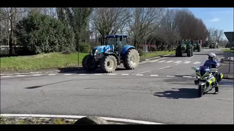 Les Agriculteurs bloquent Total Energies