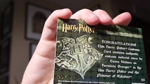 Emma Watson's Hermione Granger Costume Card #harrypotter #wizardingworld #prisonerofazkaban