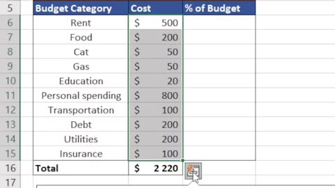 Calculation excel Trick How to calculate perecentages in Excel | Technical Buddy #technicalbuddy