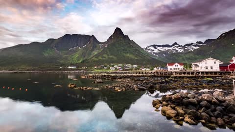 beautiful nature norway natural landscape timelapse