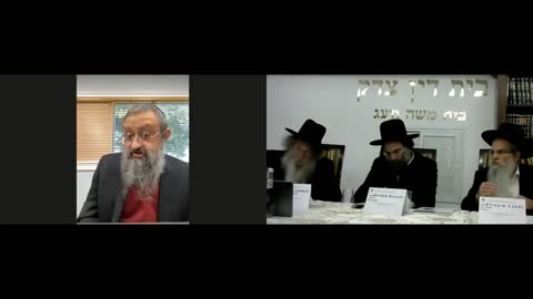 Dr. Zelenko speaks to a Rabbinical court in Jerusalem