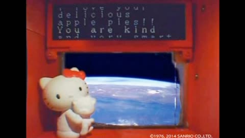 Hello Kitty conquers space