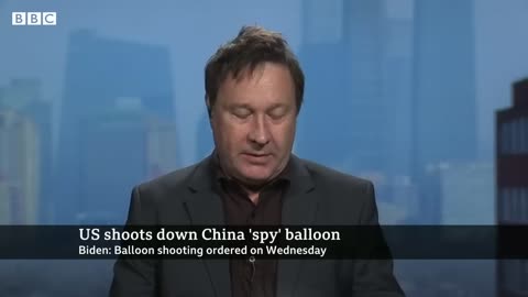 US shoots down Chinese 'spy' balloon over Atlantic – BBC News