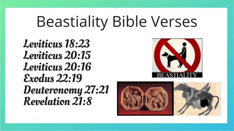 Beastiality Bible Verses