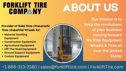 Resilient Solids and Pneumatics for Your Forklift - Forklift Tire Company