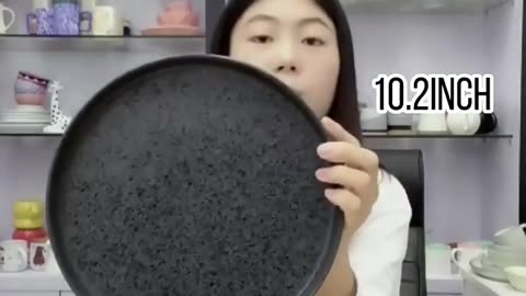 Wholesale Black Ceramic Plates