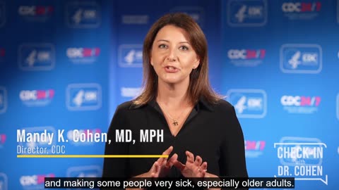 CDC Director Mandy Cohen recommends a COVID mRNA booster for everyone 6 months and older.