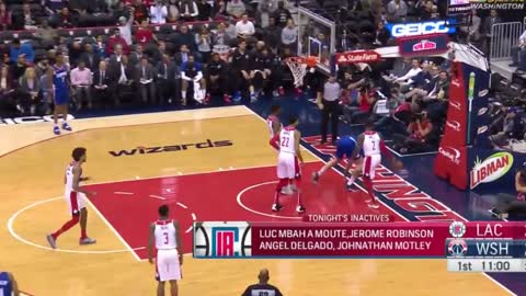 john wall BLOCK his 5 year teammate marcin gortat