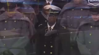 The invocation before Army Navy football game