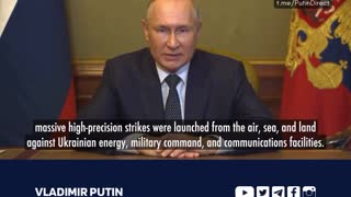 War Ratcheting Up | Putin Announces Barrage Missile Strikes on Ukrainian Mil / Comm Locations