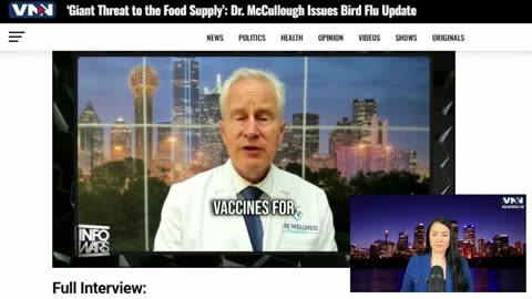 Dr. Peter McCullough Makes Chilling Bird Flu Prediction