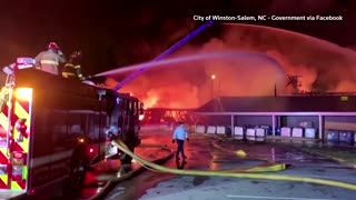 North Carolina fertilizer plant 'may explode'