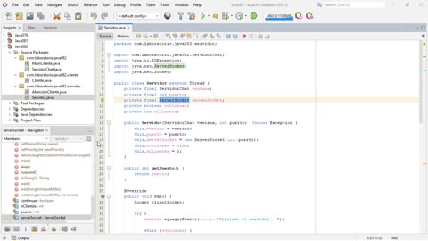 Java parte 83. Programación de sockets. Desarrollo de chat 2/6