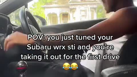 Adjusted Subaru WRX