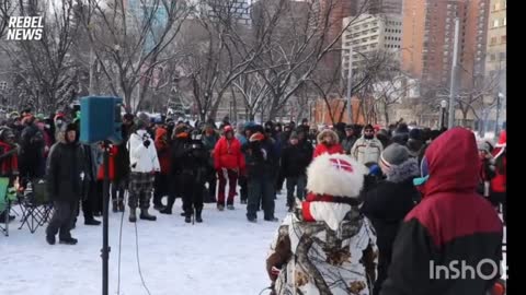 CANADA: 'No Vax-Pass' Christmas party at Calgary City Hall