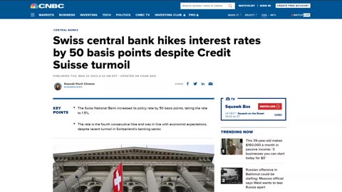Bunker Report 3/23/23 UBS Seeking to TERMINATE Credit Suisse Deal.