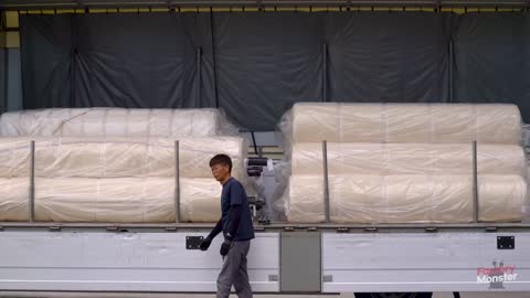 Mass Production of Towel. Korean Towel Making Factory