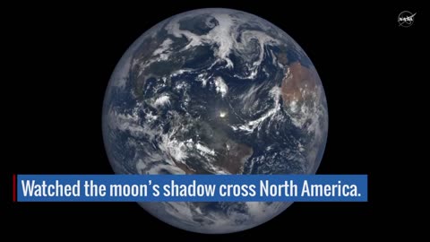 NASA's EPIC View of Eclipse Across America