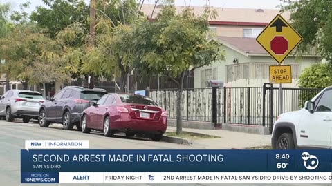 UPDATE: 2nd arrest made in fatal San Ysidro drive-by shooting