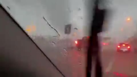 Tornado moving across highway 114 in Grapevine, Texas Dec, 13, 2022