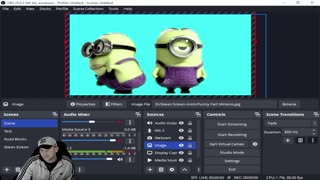 OBS How to Create Image Overlay within Your Recording with Green Screen Chroma Delta Key Editing