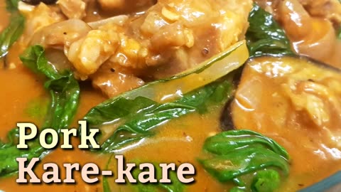 How to Cook Pork Kare-kare - Pork Kare-