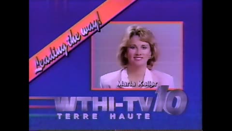 December 22, 1989 - Ad for Emge Hams & Marla Keller WTHI News Bumper