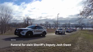 Funeral service for Pope County Sheriff's Deputy Josh Owen