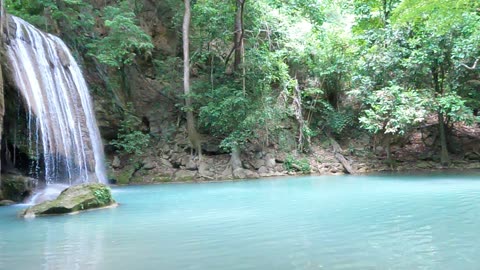 Nature's Paradise Awaits Erawan Falls Trail Thailand