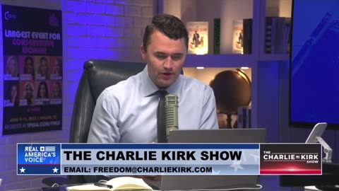 Charlie Kirk reacts to Tucker Carlson leaving Fox News