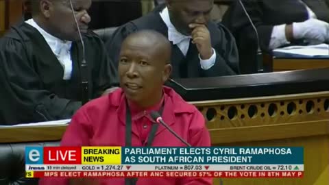 "We've not elected Oppenheimer" - Julius Malema warns Cyril Ramaphosa