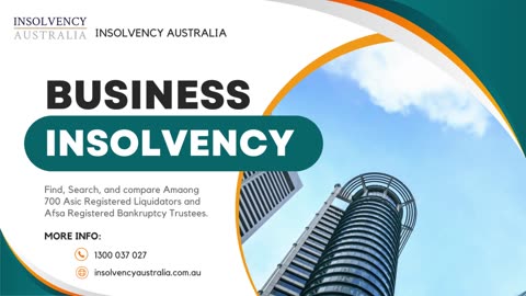 Insolvency Problems and Solutions