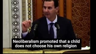 Syrian president Assad attacks Woke culture, They are Sick People