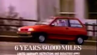 CG Memory Lane: Ford Festiva commercial from 1988