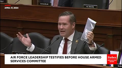 VIRAL MOMENT: Michael Waltz Confronts Air Force Officials With Staggeringly Expensive Components