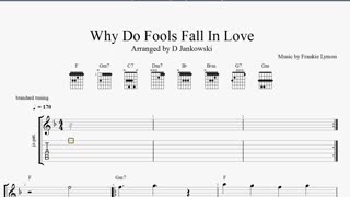 How to play Why Do Fools Fall In Love on guitar