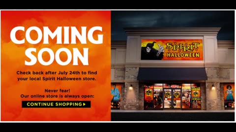 🎃SPIRIT HALLOWEEN 2023 Store Locater updated, and FLAGSHIP LOCATION opening date revealed!👻