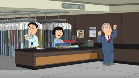 Family Guy - Mayor West Jamming In A DryCleaning