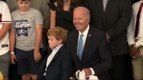 Biden Asks for "Everybody Under 15" to "Come Here" & Their Reaction Speaks a Thousand Words