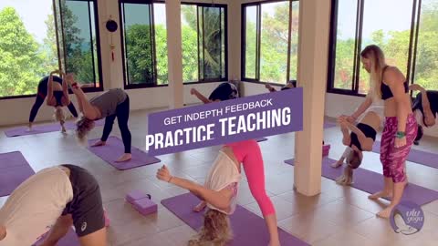 200 and 300 hours yoga teacher training in Phangan,Thailand