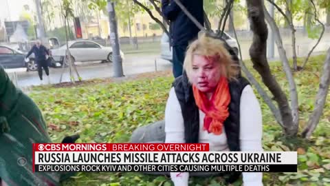 Russia strikes civilian targets across Ukraine in apparent revenge for bridge attack