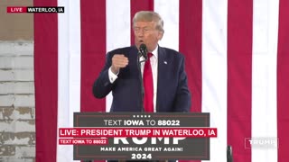 Trump Rally in Waterloo Iowa - October 7, 2023