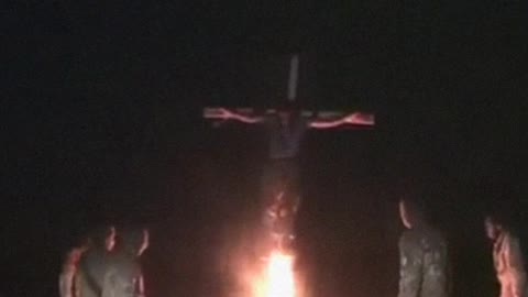 UKRAINE SOLDIERS crucifying CHRISTIANS