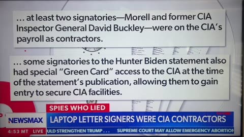 Former/Active CIA contractors apparently lied for Democrat DNC/Biden campaign