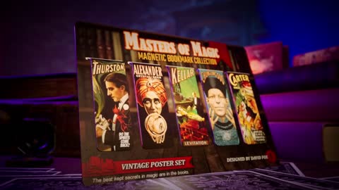 Masters of Magic Bookmarks Set Master Collection by David Fox Magic