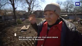 DPR people living under Ukrainian bombs