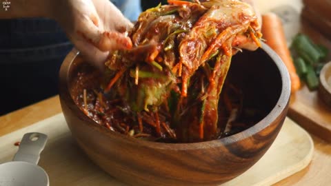 Vegan Kimchi Recipe | Low Sodium Kimchi | No Salt Kimchi Recipe