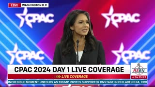 Tulsi Gabbard Addresses CPAC (Full Speech)