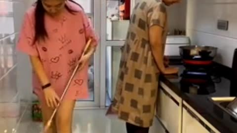 #funny #clips #viral #song #memes Laugh with the girl and her mother in thed funny girl and mother